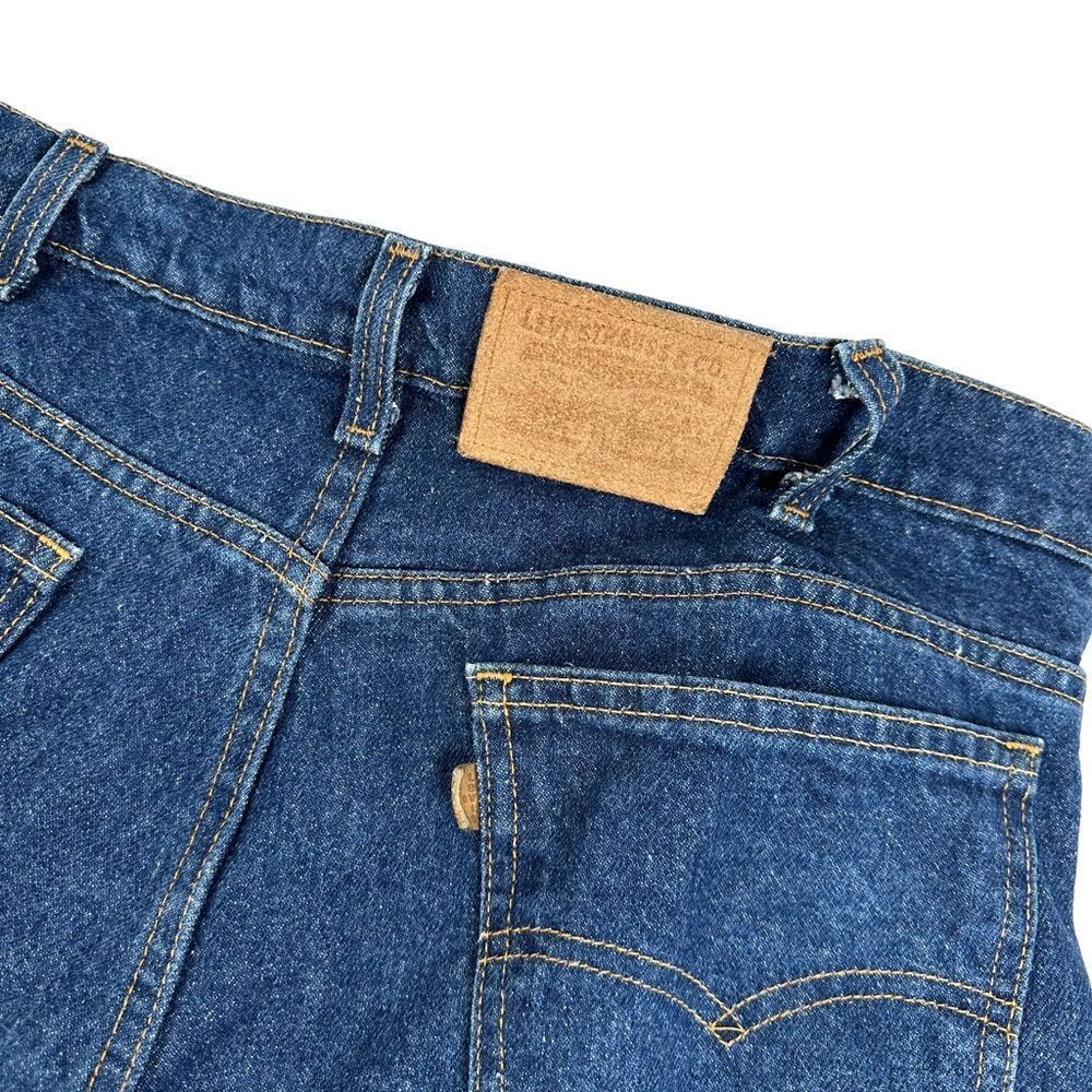 Vintage Levi’s 540 Mens 36x30 Blue Jeans 1980s Made In USA Leather Tab - Picture 4 of 8